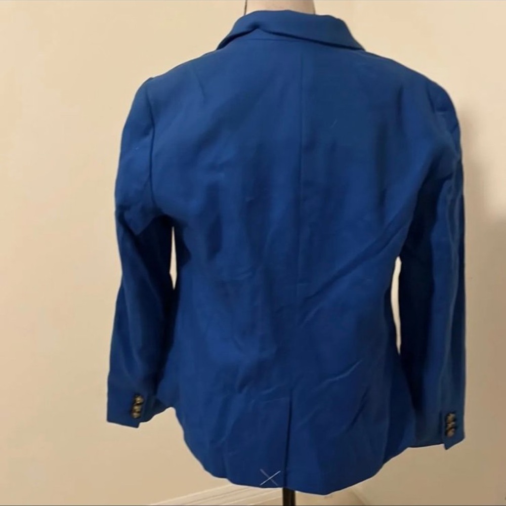 Talbots womans blazer size 12, petites lined double breasted. - Picture 3 of 5